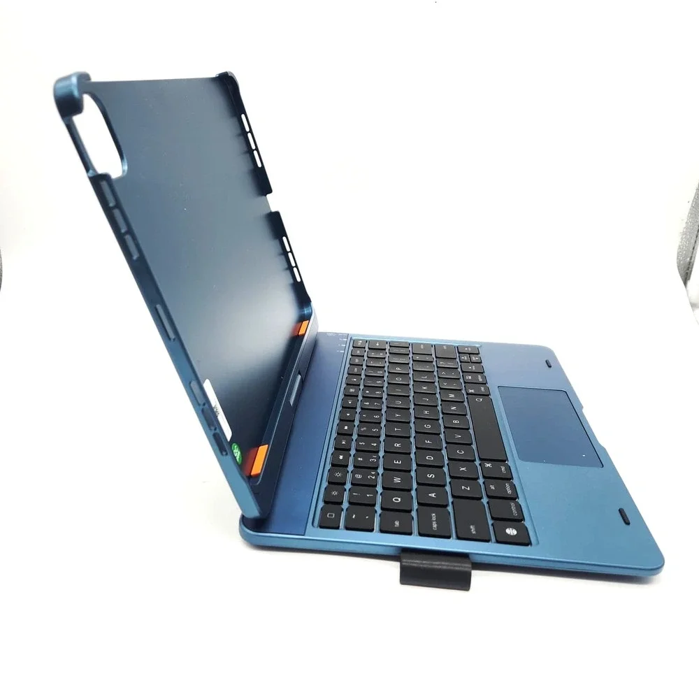 typecase 11 Inch ABS Keyboard Case Trackpad Backlit for iPad Air Pro Blue